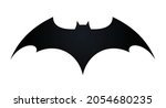 fly wings batman famous logo... | Shutterstock .eps vector #2054680235