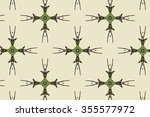 black and green patterns on a... | Shutterstock . vector #355577972