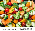 Cut Seasonal Raw Vegetables  ...