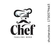 chef restaurant logo stock... | Shutterstock .eps vector #1730579665