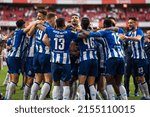 Small photo of Lisbon, Portugal - 05 07 2022: Liga Bwin game between SL Benfica and FC Porto; Porto team celebrates 30th title on Benfica stadium