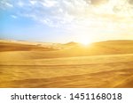 Desert Landscape Sand Dunes At...