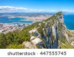 Aerial View Of Top Of Gibraltar ...