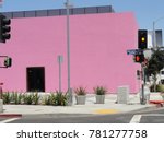 Store With Pink Color Of Facade ...