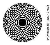 Geometric Eye Mandala. Vector...