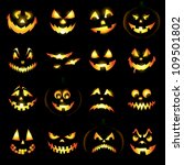 Jack O Lantern Pumpkin Faces...