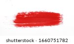 red paint abstract isolated... | Shutterstock . vector #1660751782