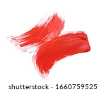 red paint abstract isolated... | Shutterstock . vector #1660759525