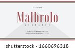 red typo with classic minimal... | Shutterstock .eps vector #1660696318