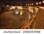Night View Of Dragan Dam From...