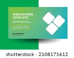 web banner design for company ... | Shutterstock .eps vector #2108171612