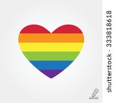 Vector Icon Of Rainbow Heart ...