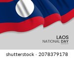 laos happy national day vector... | Shutterstock .eps vector #2078379178