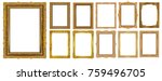 set of decorative vintage... | Shutterstock .eps vector #759496705