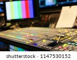 Switcher Buttons In Studio Tv...