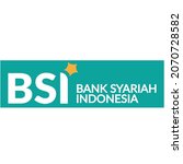 Indonesian sharia bank vector logo