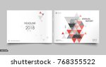abstract blurb theme. white... | Shutterstock .eps vector #768355522