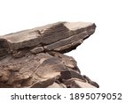rock isolated on white background
	