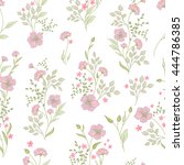 small flower pattern. vintage... | Shutterstock .eps vector #444786385