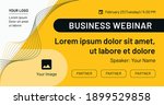 business webinar  banner with... | Shutterstock .eps vector #1899529858