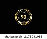 90th anniversary celebration... | Shutterstock .eps vector #2175281955