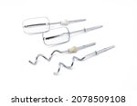Small photo of Whisk for making bakeryâ€™s. Dough for hand mixer. Beater for hand mixer.
