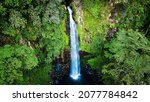 Small photo of Anai Valley Waterfall, 12 October 2021. : a famous waterfall in West Sumatra because it is located on the edge of the Sumatran causeway. Padang Panjang City, West Sumatra, Indonesia