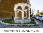 Small photo of Tirana, Albania. March 2023. the Kapllan Pashes monument in the city center