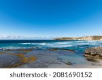 Small photo of Blue waters and rock pools of Pennington Bay Kangaroo Island