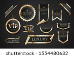 premium quality vector badges.... | Shutterstock .eps vector #1554480632