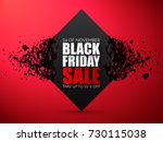 black friday sale abstract... | Shutterstock .eps vector #730115038