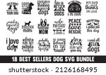 best sellers dog svg bundle | Shutterstock .eps vector #2126168495