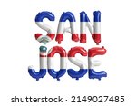 3d Illustration Of San Jose...