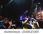 Small photo of New York, New York- October 23 2021: Tom Delonge of Angles and Airwaves at Hammerstein Ballroom