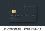credit card mockup. realistic... | Shutterstock .eps vector #1986793145