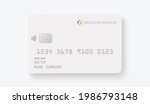 credit card mockup. realistic... | Shutterstock .eps vector #1986793148