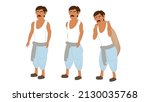 indian men cartoon character.... | Shutterstock .eps vector #2130035768