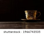 Antique Tea Cup Isolated On...