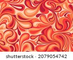 seamless patetrn with abstract... | Shutterstock .eps vector #2079054742
