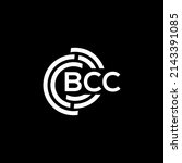 Bcc Letter Logo Design On Black ...