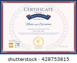 certificate of participation... | Shutterstock .eps vector #428753815