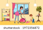 children help parents with... | Shutterstock .eps vector #1972356872
