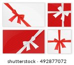 birthday and christmas holidays ... | Shutterstock .eps vector #492877072