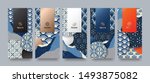 vector set packaging templates... | Shutterstock .eps vector #1493875082