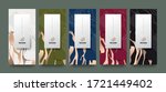 vector set packaging templates... | Shutterstock .eps vector #1721449402