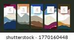 vector set packaging abstract... | Shutterstock .eps vector #1770160448