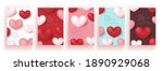  set of valentine's day sale... | Shutterstock .eps vector #1890929068