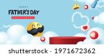happy fathers day banner... | Shutterstock .eps vector #1971672362
