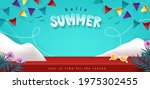summer banner studio table room ... | Shutterstock .eps vector #1975302455