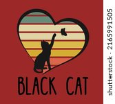 Cute Black Cat Poster...